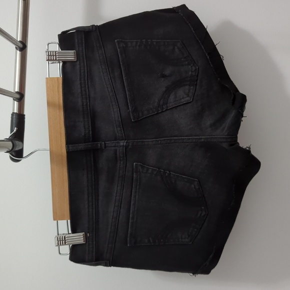 Hollister Black Denim Shorts - Picture 2 of 2
